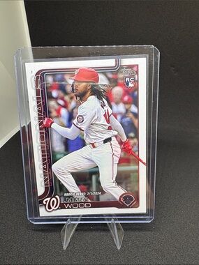 Topps James Wood Rookie Baseball Card